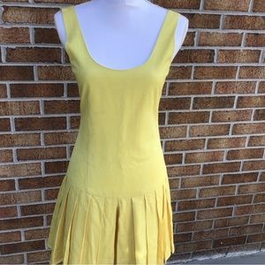 Nicole Miller tennis Dress Mustard Size 4